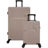 Bhppy Kofferset 2 delig - Handbagage koffer 28L - Reiskoffer 86L - TSA slot - Signature kofferset Ginger Brown