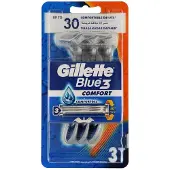 Gillette - Blue3 - Wegwerpscheermesjes met Comfort Gel - 3 Stuks