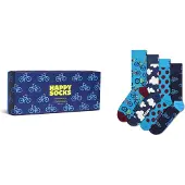 Happy socks Sokken '4-Pack Bike Socks Gift Set' blauw