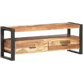 vidaXL Tv-meubel 120x35x45 cm massief acaciahout