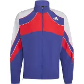 Adidas Sportjas 'Adizero Archive' violetblauw / rood / wit