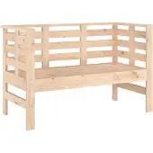 vidaXL Tuinbankje 111,5x53x71 cm massief grenenhout