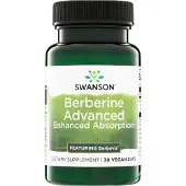 Swanson Health Berberine Advanced Enhanced Absorption, 30 capsules met fosfolipiden en plantaardige componenten voor dagelijks gebruik (30 Capsules)