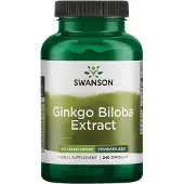 Swanson Health Ginkgo biloba-extract gestandaardiseerd (240 Capsules) - ginkgo-biloba