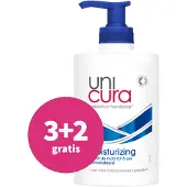 Unicura 3+2 Gratis: Moisturizing Handzeep Prebiotica 250 Ml