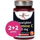 Lucovitaal 2+2 Gratis: Vitamine C 80mcg Kauwtablet Citroen 200 Tabletten
