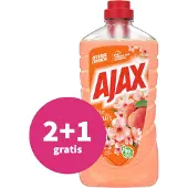 Ajax 2+1 Gratis: Allesreiniger Fête Des Fleurs Peach 1 Liter