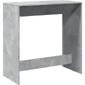 vidaXL Bartafel, betonkleur, 102x50x103,5 cm, houtvezelplaat
