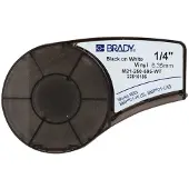 Brady M21-250-595-WT tape vinyl zwart op wit 6,35 mm x 6,40 m (origineel)