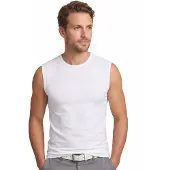 Alan red Orlando Body Fit Tanktop wit, Effen