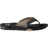 Reef Fanning Fossil Raven 42 Zwart Teenslipper