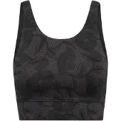 Hey Honey - Women's Bustier Dark Lace - Sportbeha S, zwart