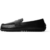 L37 HANDMADE SHOES Mocassins 'AFTER THE RAIN FALLS' zwart