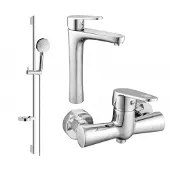 Mexen Kama DS75 doucheset, chroom - 72514DS75-00