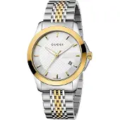 Gucci YA126409 G-Timeless Tweekleurig Herenhorloge