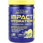 Mhp , Impact Hydratie, Elektrolyten + Creatine, Lemon Lime, 0,98 lbs (15,6 oz)