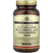 Solgar , Glucosamine Hyaluronzuur Chondroitin MSM, 120 Tablets