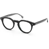 Lozza Bril - - VL4409 - Glanzend zwart - Acetaat - Rond