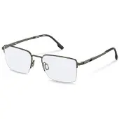 Rodenstock Bril - - R7152 - Metaal - 57/19/145 - Groen/Zwart