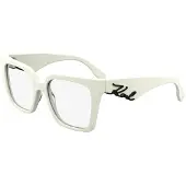 Karl Lagerfeld Bril - - KL6170 - Witte Acetaat - Maat 53/17/140 - Dames