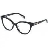 Just cavalli VJC130 53/16/140 Zwarte Glanzende Acetaat Bril Vrouw VJC130