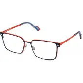 Sting Bril - - VST553 - Metaal - Mat blauw met gekleurde elementen - Man