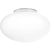 Wever & Ducre Plafondlamp Perlez 2.0, dimbaar, wit / opaal, Badkamer, Glas, plafondlamp