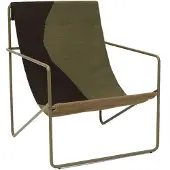 Ferm Living Desert Loungestoel Olive | Dune