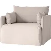 Audo Copenhagen Offset Bank Loose Cover | 1 Seater | Audo Linen - Oat