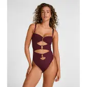 Hunkemoller Body 'Cassandra' donkerlila
