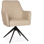 Bommel Wonen Armstoel Lavina XL - draaibaar - stof Be Edgar Nature - pocketvering - poot zwart - OP=OP