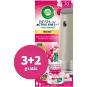 Air Wick 3+2 Gratis3+2 Gratis: Luchtverfrisser Starter Kit Cherry Blossom & Raspberry 228 Ml