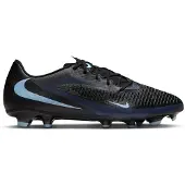 Nike Phantom 6 Low Academy Gras / Kunstgras Voetbalschoenen (MG) Zwart Lichtblauw