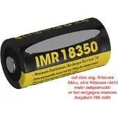 Nitecore 18350 Li-Ion IMR-batterij