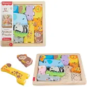 Mattel houten dierenpuzzel van Fisher-Price - educatief speelgoed.