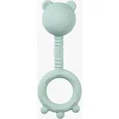 Nattou SILICONE Rammelaar - Beer - 6 cm - Pastelgroen