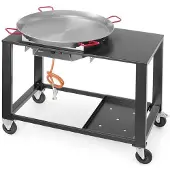 Hendi Fiesta XL - Gasbarbecue - Paella & Showcooking - Ø 800 mm - Mobiel & Veilig
