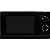 Silva Homeline R200BKW solo magnetron, 20 liter, 800 watt, 5 vermogensniveaus, 35 minuten timer, ontdooifunctie, energiebesparingsmodus, glazen draaitafel (25,5 cm), zwart