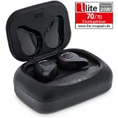 InLine PURE Air TWS, Bluetooth-hoofdtelefoon met TWS, met Qi-Case PowerBank