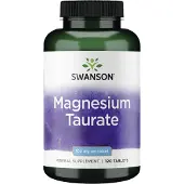 Swanson Health Magnesium Taurate 100 mg | 120 Tabletten | Magnesium en taurine voor betere opname (120 Tabletten)