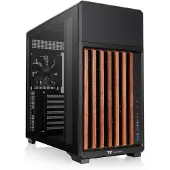Thermaltake TR300 WS, Midi-toren, PC-behuizing, Zwart, Houtlook, Mini-ITX, Micro ATX, ATX, SPCC, 16,5 cm