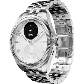 Withings ScanWatch Nova Brilliant Titanium Zilver 39mm