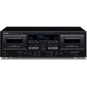 Teac Double Cassettedeck TCW1200B Black