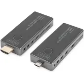 Digitus Draadloze video-extender - - DS-55324 - UHD 4K/30Hz - USB-C naar HDMI - Plug &amp; Play