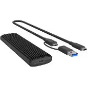 Icy Box M.2 NVMe & SATA M.2 SSD behuizing USB 3.1 (Gen 2) Type-C/A