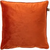 Dutch decor - FINN - Kussenhoes velvet 45x45 cm - Potters Clay - oranje