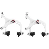 Newton Paar witgelakte aluminium road-fixie remklauwen voor wielen