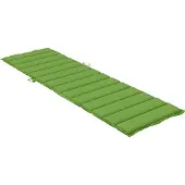 vidaXL Ligbedkussen 200x60x4 cm stof gemêleerd groen