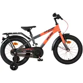 Volare Thombike Kinderfiets - Jongens - 16 inch - Oranje Grijs