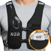 R2B Hardloopvest met Waterzak – 2 Liter Drinkzak & Verstelbaar